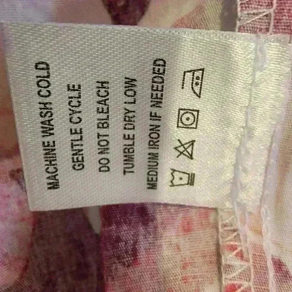 Chloe+Rene Women’s Pink Floral Sleeveless VNeck Ribboned Straps Maxi Dress 👗 - Picture 6 of 10